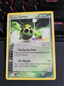 Team Aqua's Cacnea  24/95  Pre-Release