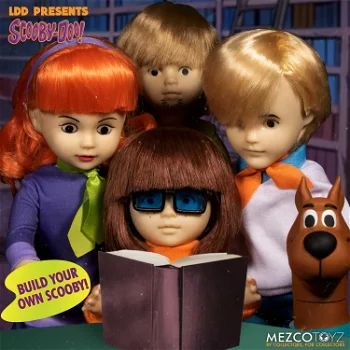 Living Dead Dolls Scooby-Doo Build A Figure Velma, Fred, Daphne & Shaggy - 0