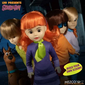 Living Dead Dolls Scooby-Doo Build A Figure Velma, Fred, Daphne & Shaggy - 1