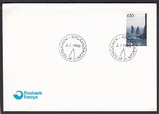 151 - Faroer fdc 2.1.1996 met michelnr. 291 onbeschreven