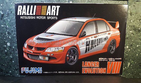 Mitsubishi Lancer Evo VIII RALLIART 1:24 Fujimi - 0