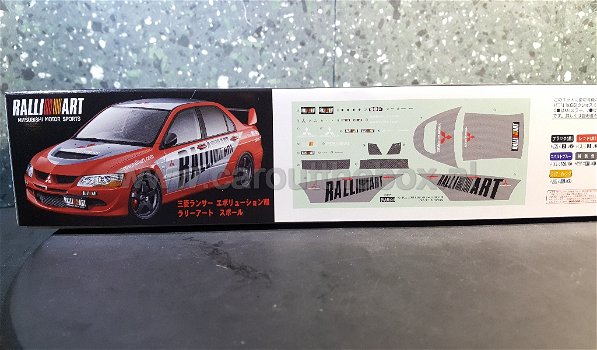 Mitsubishi Lancer Evo VIII RALLIART 1:24 Fujimi - 1