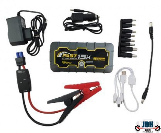 DECA Powerbank startbooster 15000mAh Fast 15K - Afbeelding 2