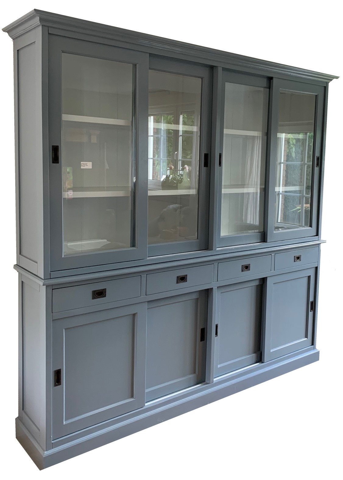 Buffetkast Loenen babyblauw - wit 220 x 45/40 x 220cm - nr. 1