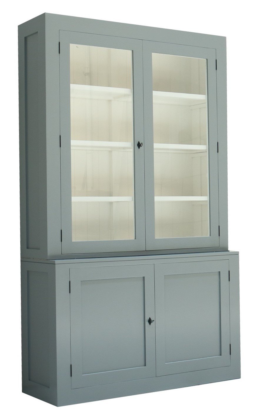 Buffetkast Hijken babyblauw - wit desing 160 x 240cm - nr. 1