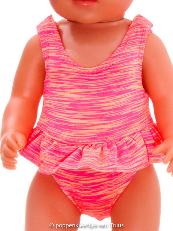 Baby Born 43 cm Badpakje roze/fluor - Afbeelding 2