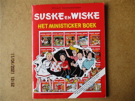 adv0961 suske en wiske ministicker boek - 0