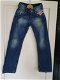 Vingino blauwe spijkerbroek jeans vintage maat 11/140 - 2 - Thumbnail