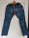 Vingino blauwe spijkerbroek jeans met bretels maat 12/152 - 0 - Thumbnail