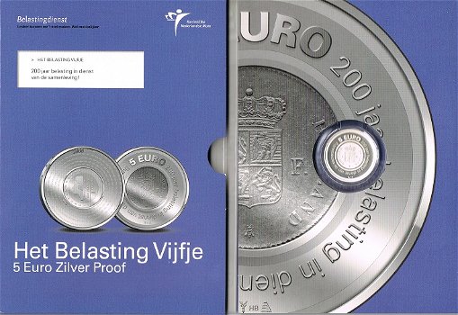 2006 Het belasting Vijfje Proof in Blister € 24,95 - 2