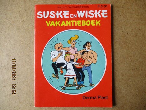 adv0968 suske en wiske vakantieboek derma plast - 0