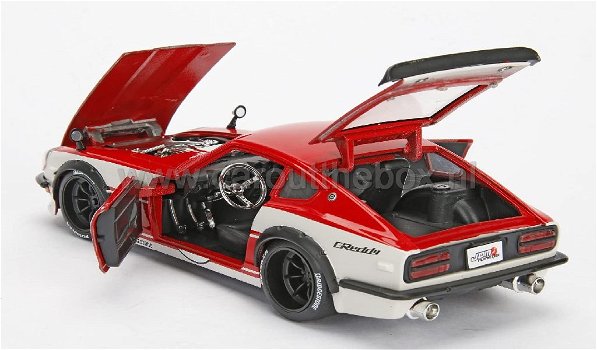 Datsun 240Z 1972 Rood 1:24 Jada - 2