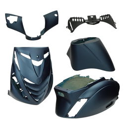 Kappenset Piaggio Zip 2000 DONKER BLAUW MAT 5-DLG