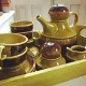 Frans Theeservies jaren 70 / French ceramic Tea set 70s - 0 - Thumbnail