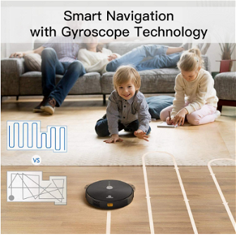 MOOSOO RT30 Smart Robot Vacuum Cleaner 2 in 1 Vacuuming - 3