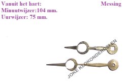 = Wijzers = comtoise = oud =44416