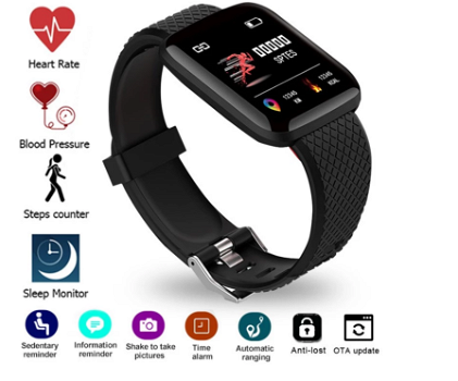 SMARTWACHT, SMATR HORLOGE. SMART BRACELET. Calorieënmeter - 4