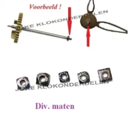 = 5 Comtoise wijzer moertjes =44426