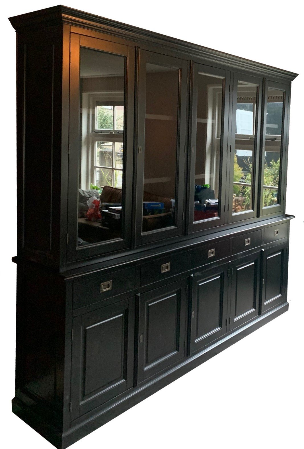 Buffetkast Dronten zwart - zwart 250 x 50/40 x 220cm - nr. 1