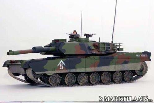 RC tank Abrams M1a1 forrest 1:16 shooting nieuw!! - 0