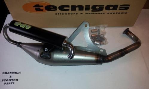 Uitlaat Tecnigas Q-Tre Kymco Dink Super 9 Yup People CHROOM - Afbeelding 2