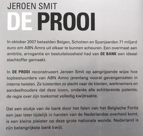De prooi (ABN AMRO) - Jeroen Smit - Afbeelding 2