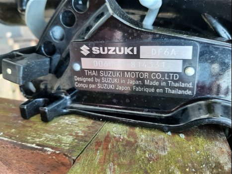 SUZUKI BUITEN BOORD MOTOR 6 pk 4 TACT KORTSTAART UIT 2020 - 6