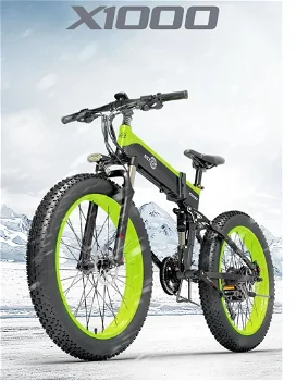 BEZIOR X1000 Folding Electric Bike Bicycle Panasonic 48V 12.8Ah - 0