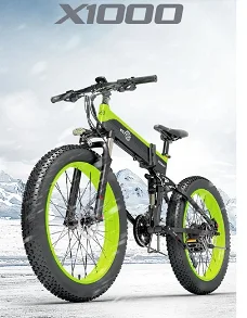 BEZIOR X1000 Folding Electric Bike Bicycle Panasonic 48V 12.8Ah