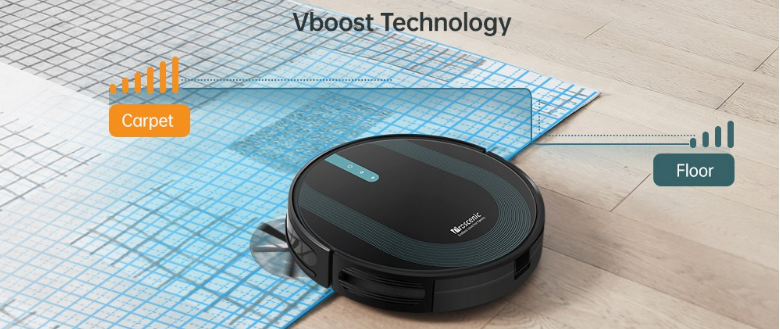 Proscenic 850T Smart Robot Cleaner 3000Pa Suction Three - 4