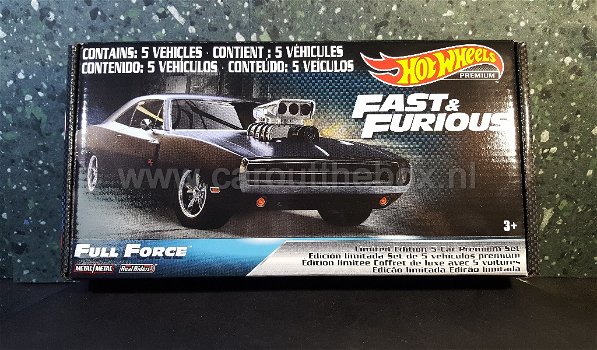 Hotwheels Fast & Furious serie in doos set 2 1:64 Hotwheels - 0