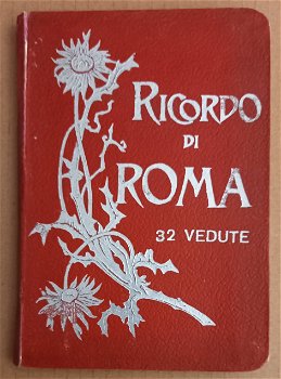 11594 Ricordo di Roma 32 Vedute Leporello Rome Italië - 0