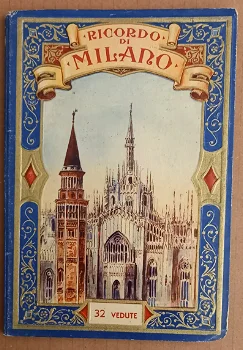 11573 Ricordo di Milano 32 Vedute Leporello Milaan Italië - 0