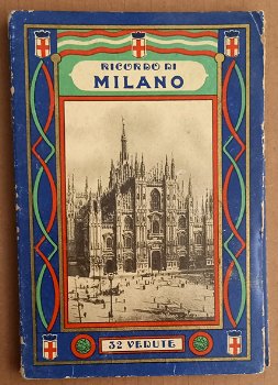 11577 Ricordo di Milano 32 Vedute Leporello Milaan Italië - 0