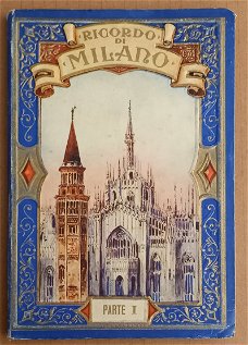 11578 Ricordo di Milano 32 Vedute Leporello Milaan Italië