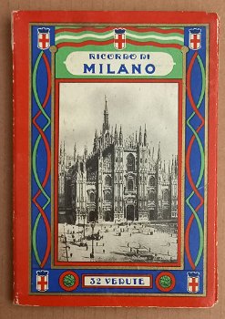 11595 Ricordo di Milano 32 Vedute Leporello Milaan Italië - 0