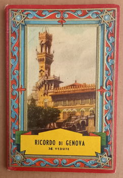 11583 Ricordo di Genova 36 Vedute Leporello Genua Italië - 0