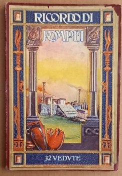 11589 Ricordo di Pompeï 32 Vedute Leporello 1937 Italië - 0