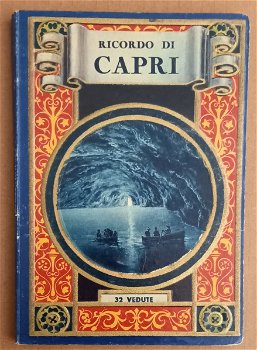 11582 Ricordo di Capri 32 Vedute Leporello Italië - 0