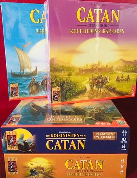 Catan Zeevaarders + Steden & Ridders + Piraten + Kooplieden - 2