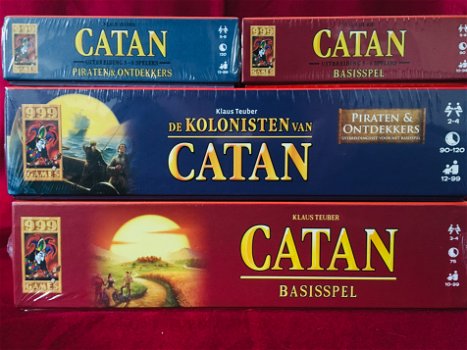 Catan Basisspel + Piraten & Ontdekkers 2-4 en 5-6 spelers - 0
