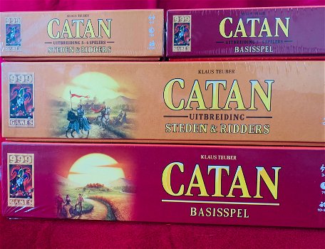 Catan Basisspel + Steden & Ridders 2-4 en 5-6 spelers - 2