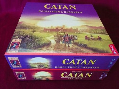 Catan Basisspel + Kooplieden en Barbaren 2-4 spelers - 0