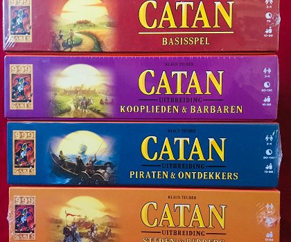Catan Basis + Zeevaarders + Steden& Ridders + Kooplieden - 0