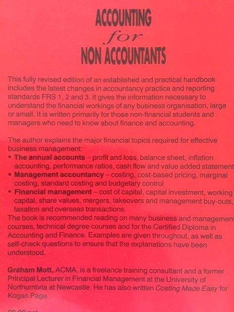 Accounting for non accountants - Graham Mott - Afbeelding 2