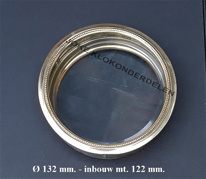 = Klokrand = geslepen vlak glas =44454 - 0