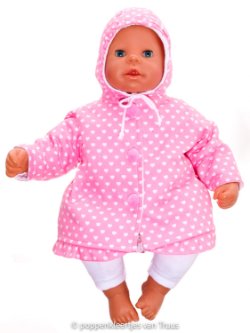 Chou Chou 48 cm Jasje roze/hartjes