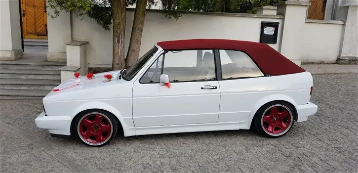 Volkswagen vw GOLF 1 Witte Cabriolet - 0