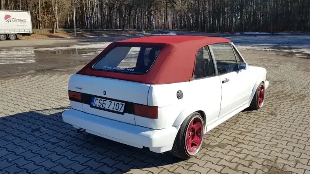 Volkswagen vw GOLF 1 Witte Cabriolet - 3