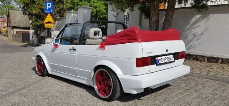 Volkswagen vw GOLF 1 Witte Cabriolet - 5